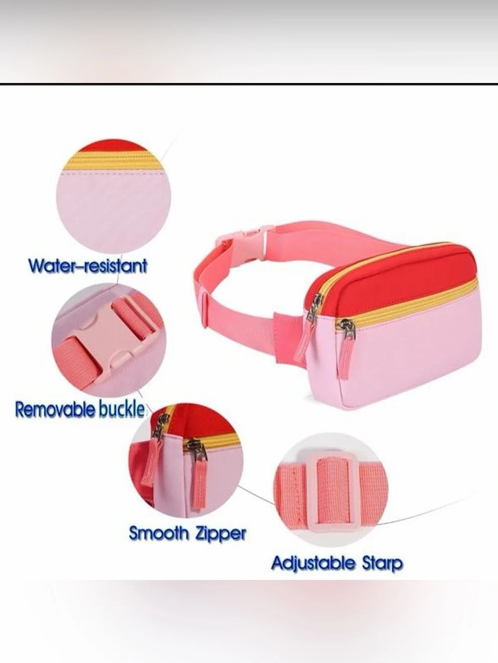 Kids Fanny Pack for Girls Teens Girls Belt Bag Cute Crossbody Waist Bag Gift